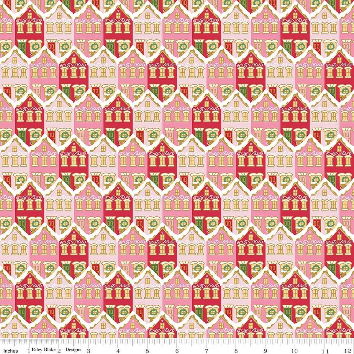 Claus & Co. Christmas Houses- Red Sparkle