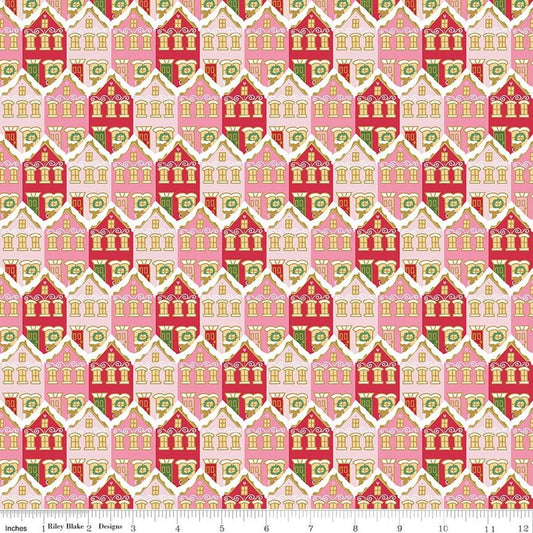 Claus & Co. Christmas Houses- Red Sparkle