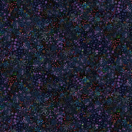 Dotted Wildflowers- Midnight
