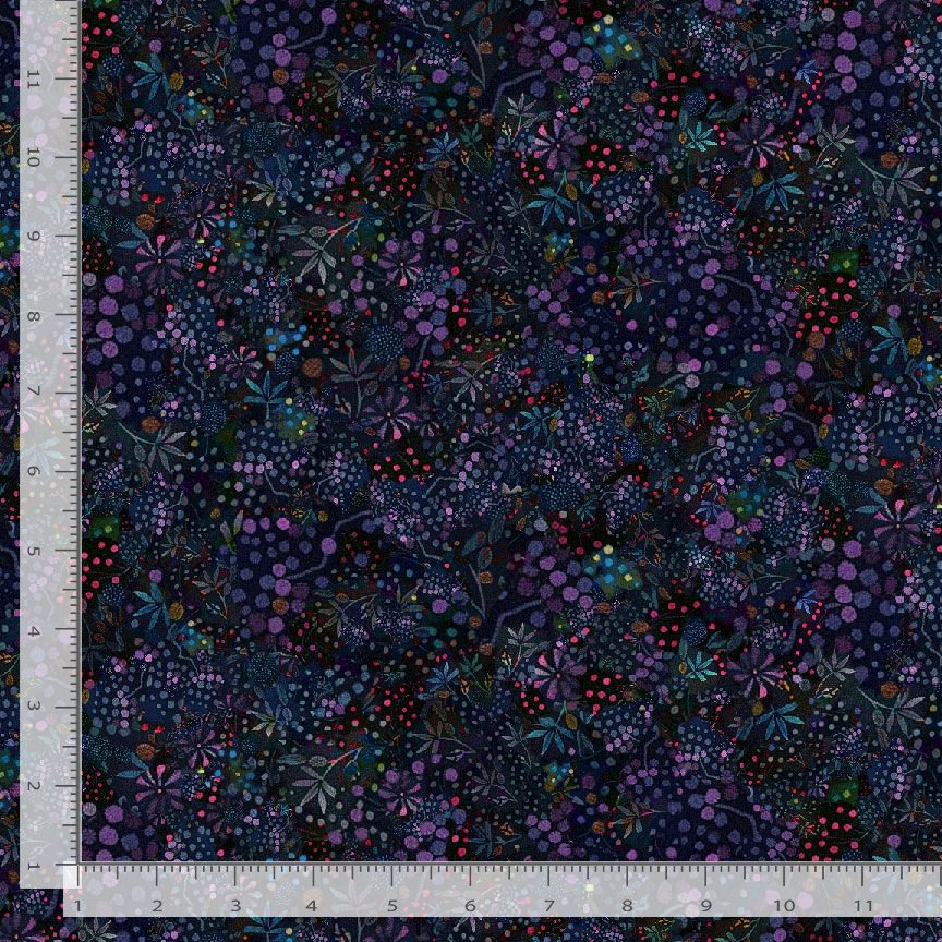 Dotted Wildflowers- Midnight