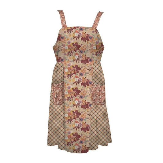 Evening on the Prairie Home Décor Cottage Core Apron Panel- Sienna