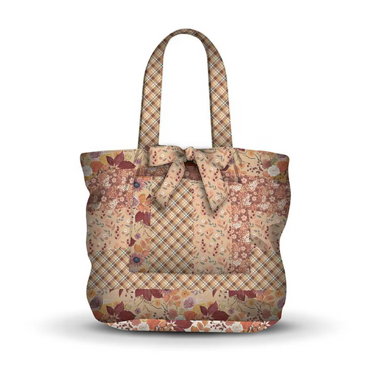 Evening on the Prairie Home Décor Cottage Core Tote Panel- Sienna