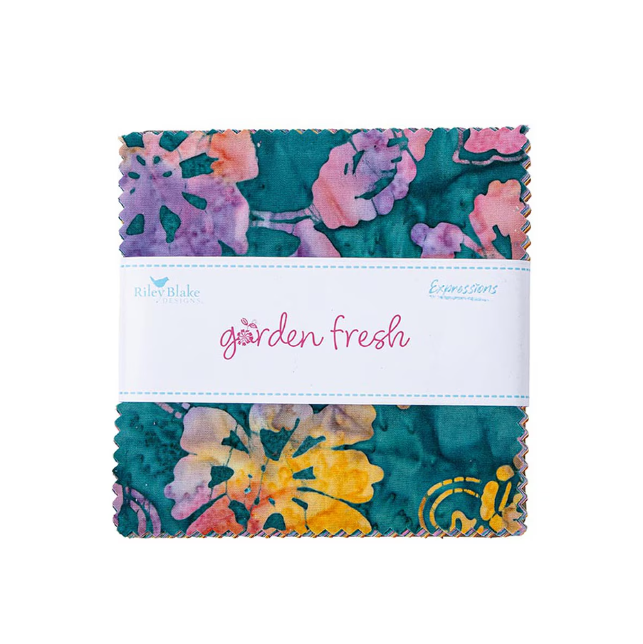 Expressions Batiks Garden Fresh 5" Stacker