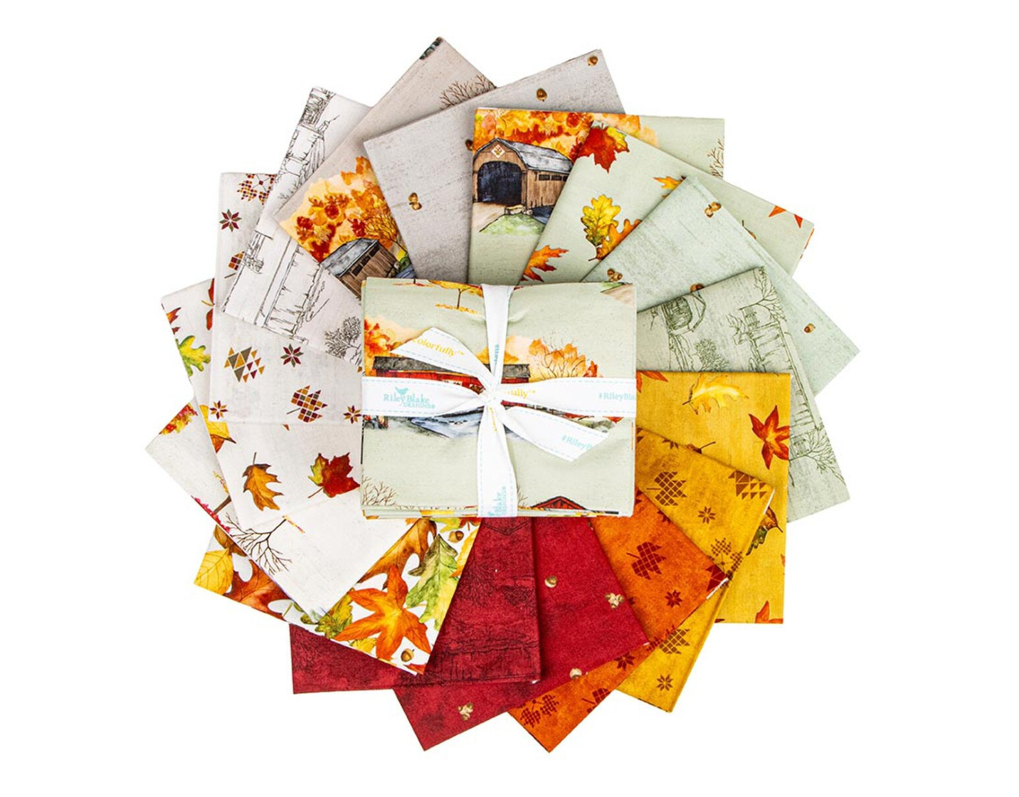 Covered Bridges in Fall Fat Quarter Bundle