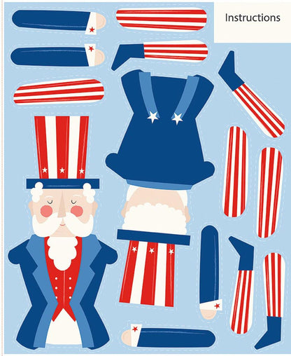 Firecracker Uncle Sam Panel
