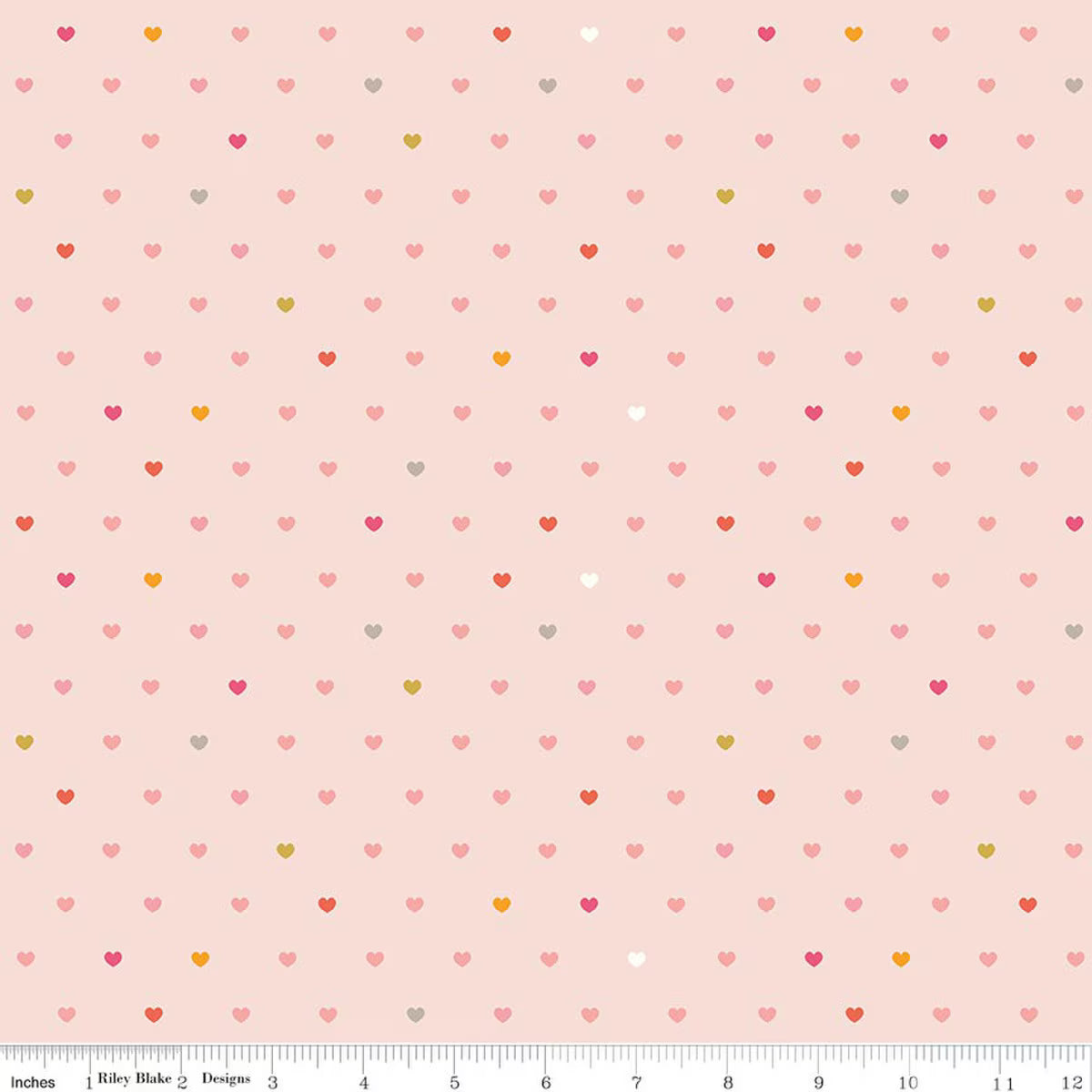 Flannel Meadow Serendipity 2 Hearts - Blush