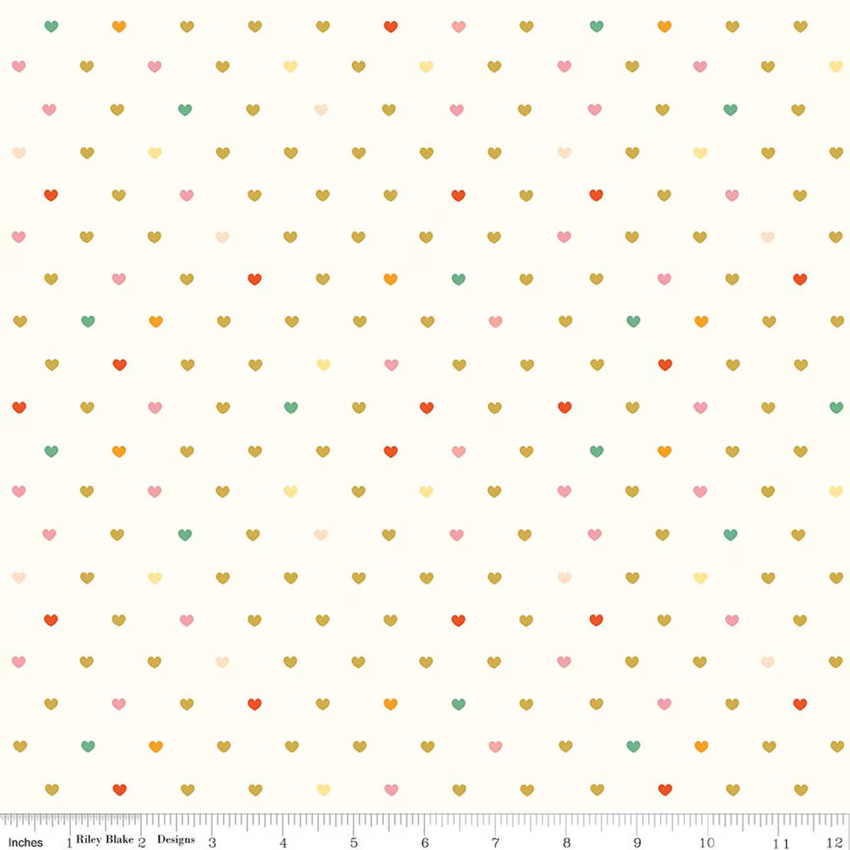 Flannel Meadow Serendipity 2 Hearts - Cream