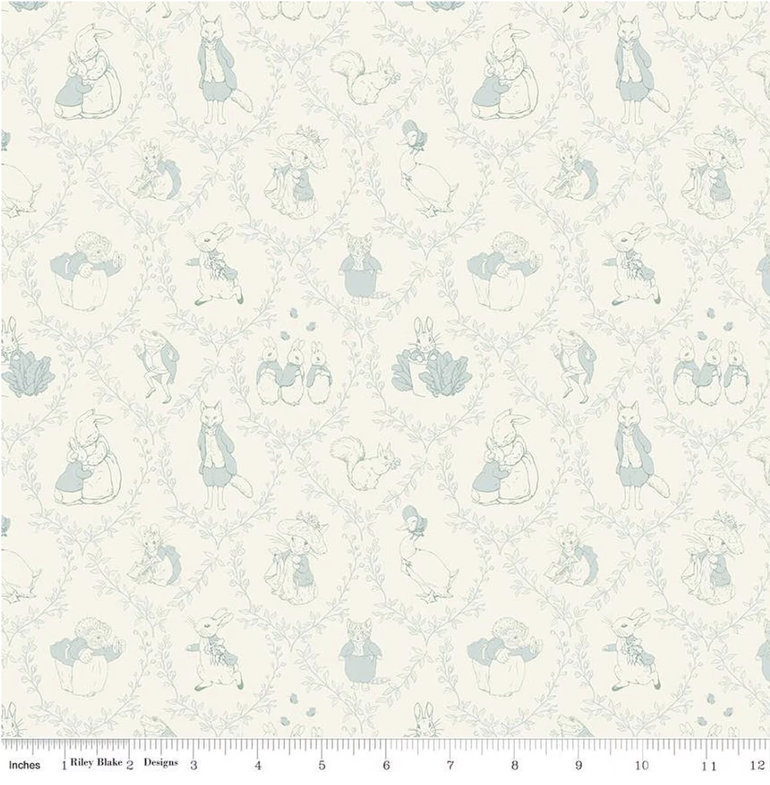 Flannel Peter Rabbit™ & Friends Toile- Cloud