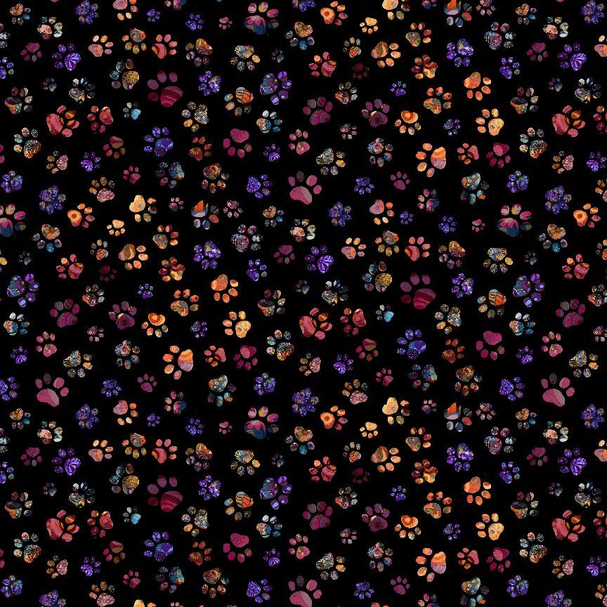 Floral Paw Prints