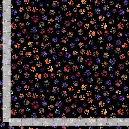 Floral Paw Prints
