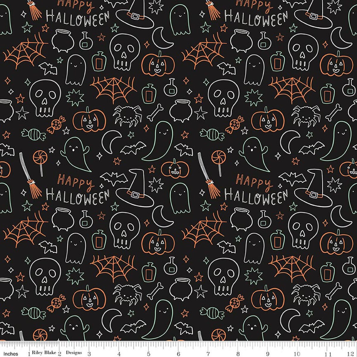 Frank and Friends Halloween Icons- Black Glow in the Dark