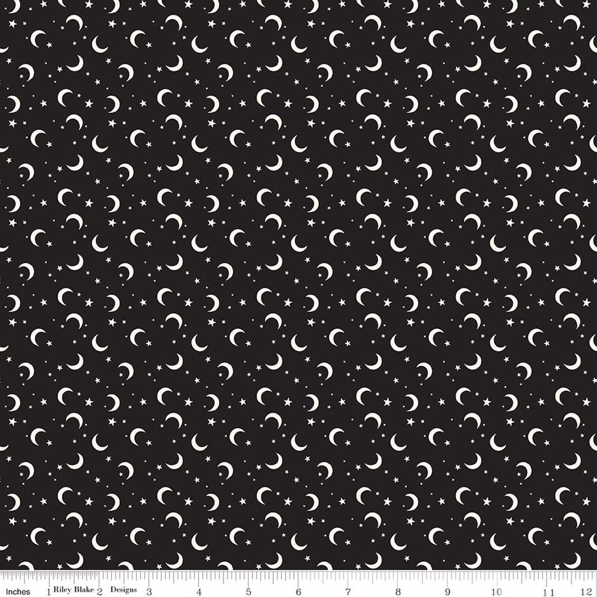 Frank and Friends Moon & Stars- Black Glow in the Dark