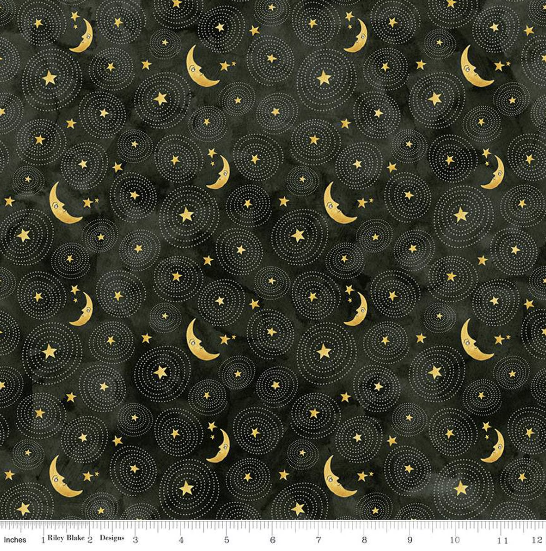 Ghoul Friends Stars and Moon- Black