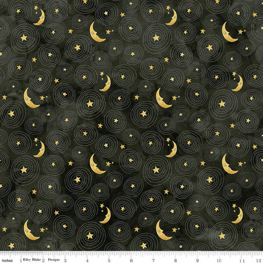 Ghoul Friends Stars and Moon- Black