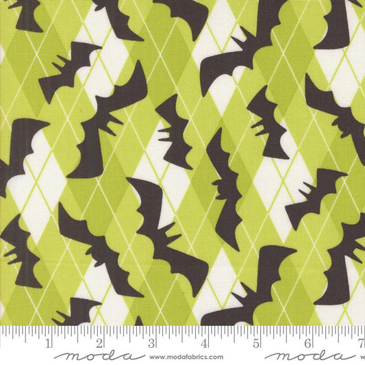 Going Batty Novelty Bats- Green Plaid