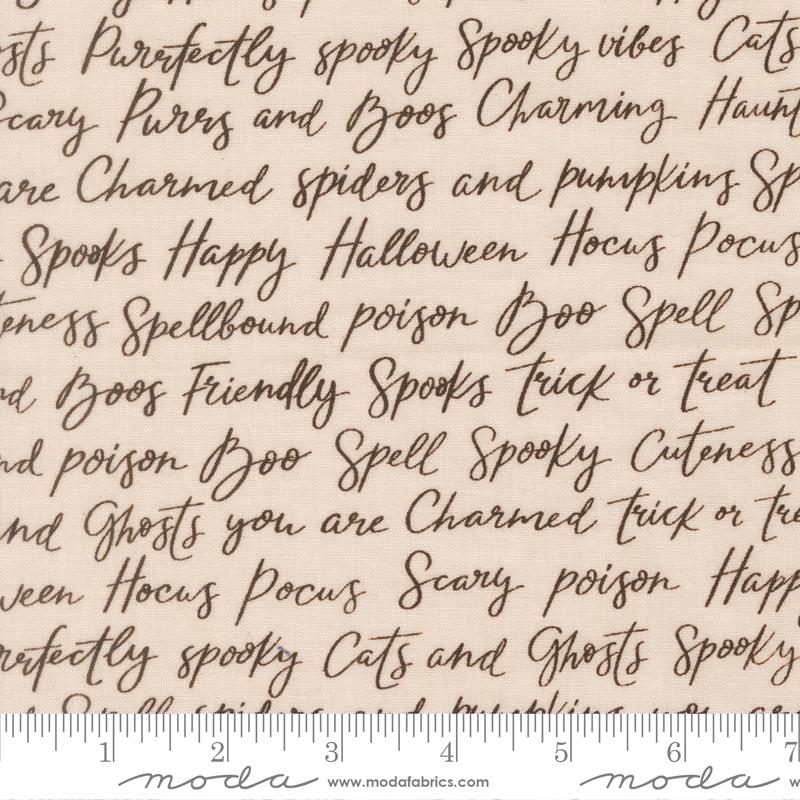 Happy Halloween Lettering Text- Moonbeam