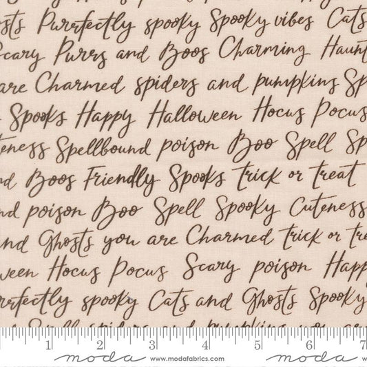 Happy Halloween Lettering Text- Moonbeam