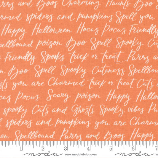 Happy Halloween Lettering Text- Pumpkin