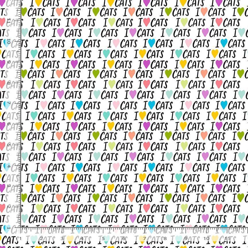 I Love Cats - Words