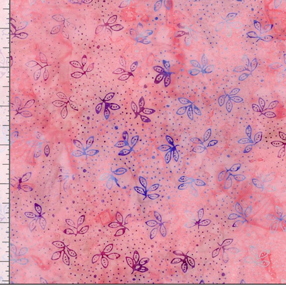Leaves and Dots- Flutter, Tonga Batiks