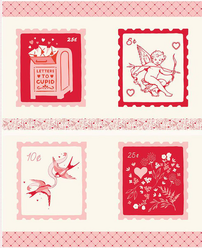 Letters to Cupid Pillow Panel