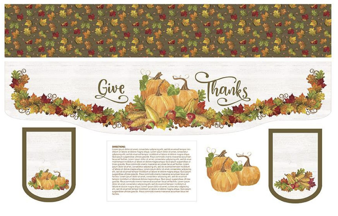 Mantel Runner of the Month Home Décor Panel- November **Coming Soon**