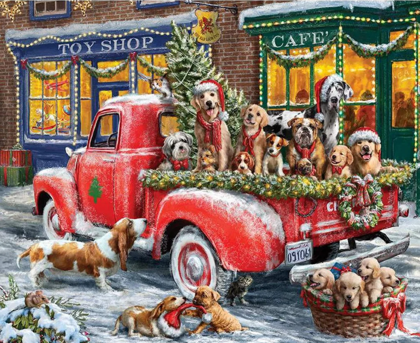 Christmas Wishes Heart of Christmas 36" Panel