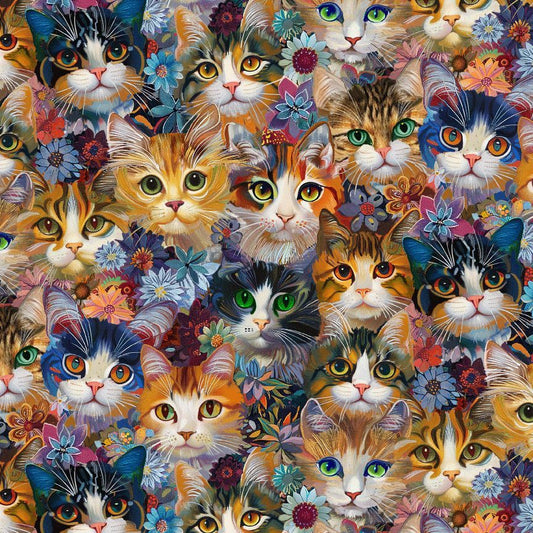 Packed Cats & Floral