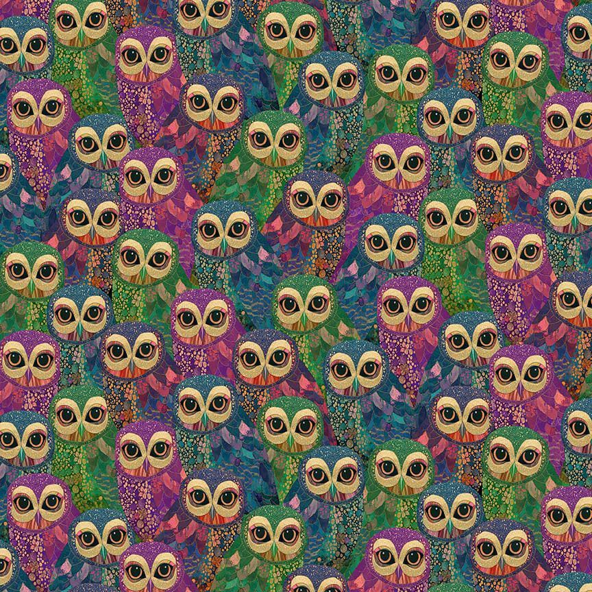 Packed Cloisonne Owl
