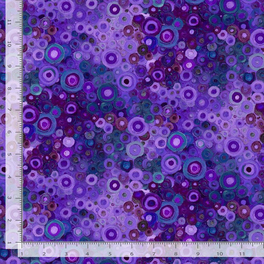 Painted Circle Geo - Lavender