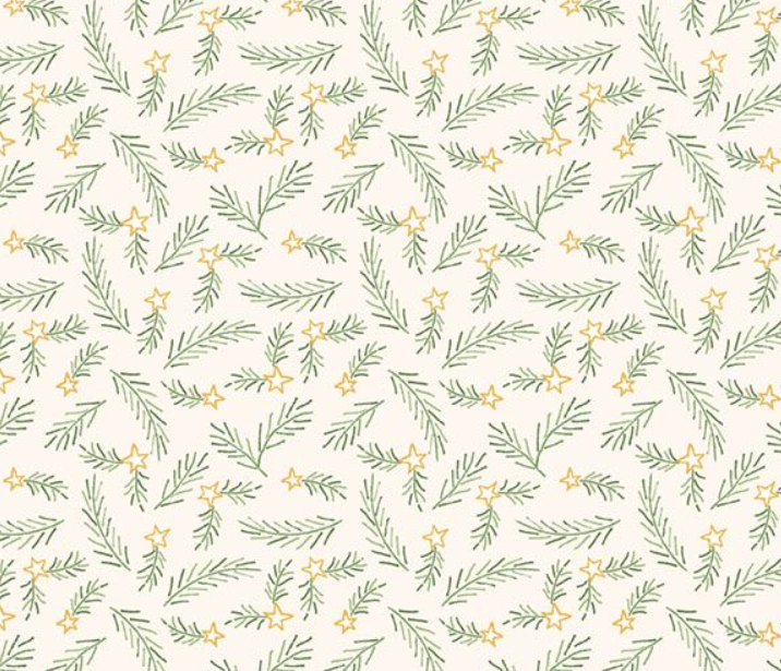 Snowman's Village Pine- Cream