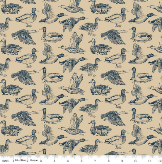 Plaid-Venture Club Ducks- Tan