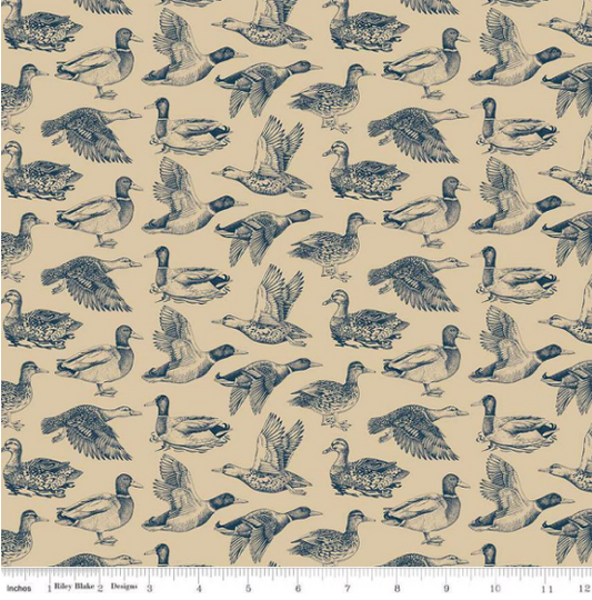 Plaid-Venture Club Ducks- Tan