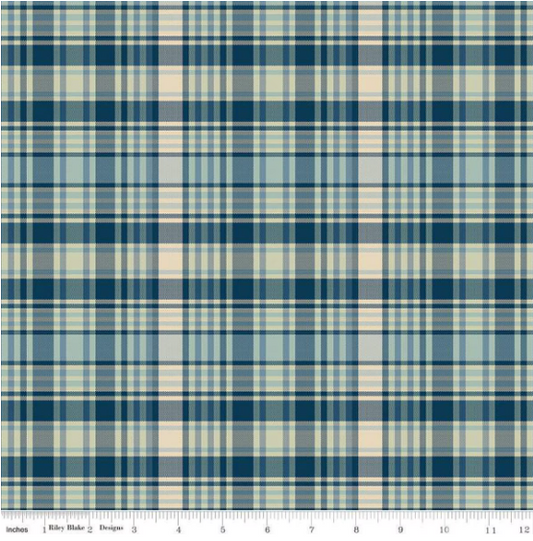 Plaid-Venture Club Fisher- Blue