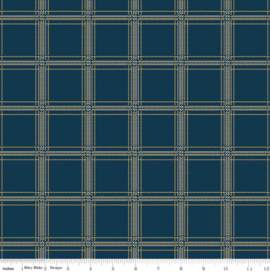 Plaid-Venture Club Hunter- Navy