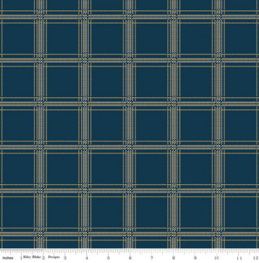 Plaid-Venture Club Hunter- Navy