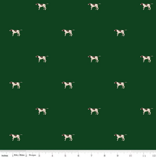 Plaid-Venture Club Pointers- Forest
