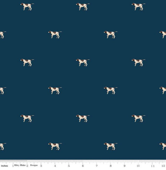 Plaid-Venture Club Pointers- Navy