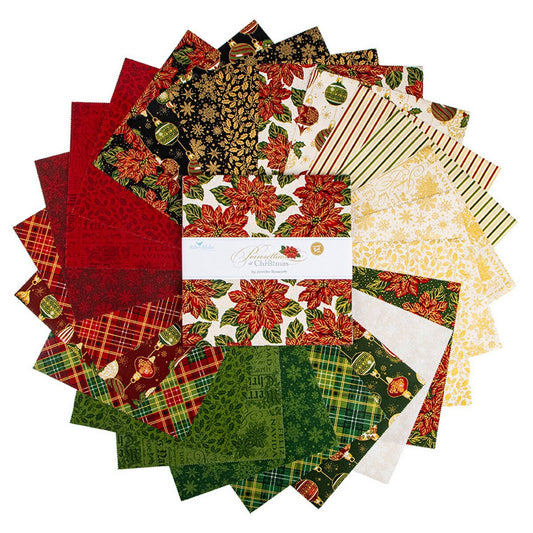 Poinsettias at Christmas 10" Stacker