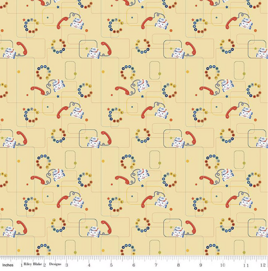 Pop 'N Play Phones- Yellow