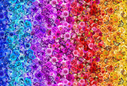 Rainbow Butterflies Panel