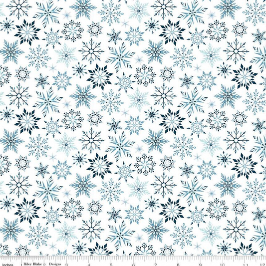 Winter Magic Snowflakes White