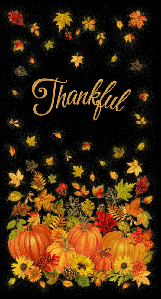 Thankful Metallic Panel 24"