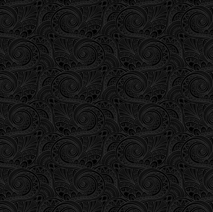 Geo Swirls- Black