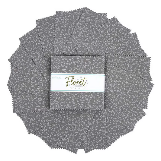 Floret Gray 5" Stacker- Gray