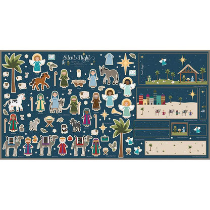 Silent Night Nativity Panel