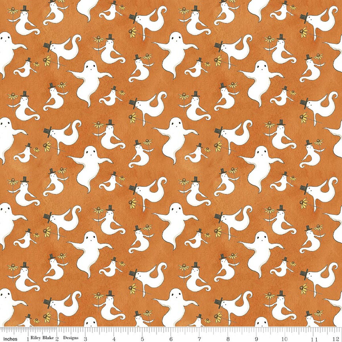 Spooky Ghosts- Orange