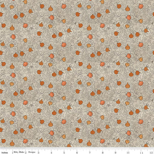 Spooky Pumpkins- Gray