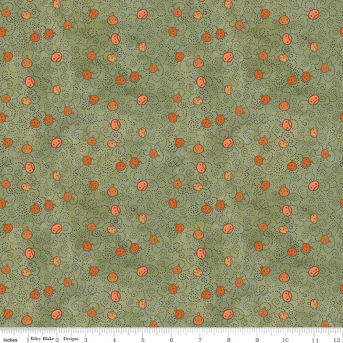Spooky Pumpkins- Green