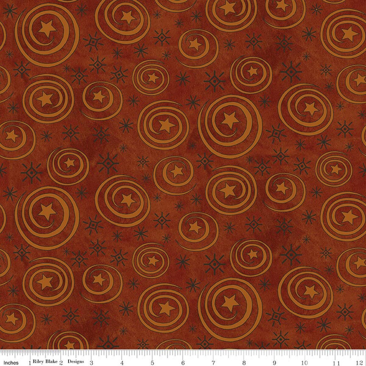 Spooky Stars and Swirls- Rusty Oak